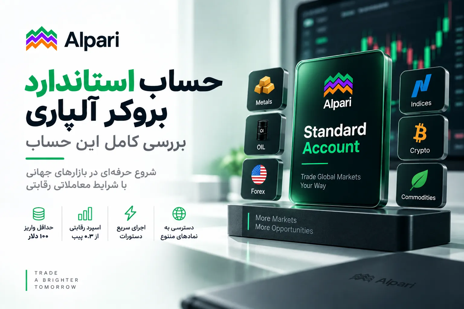 حساب استاندارد بروکر آلپاری: بررسی کامل این حساب