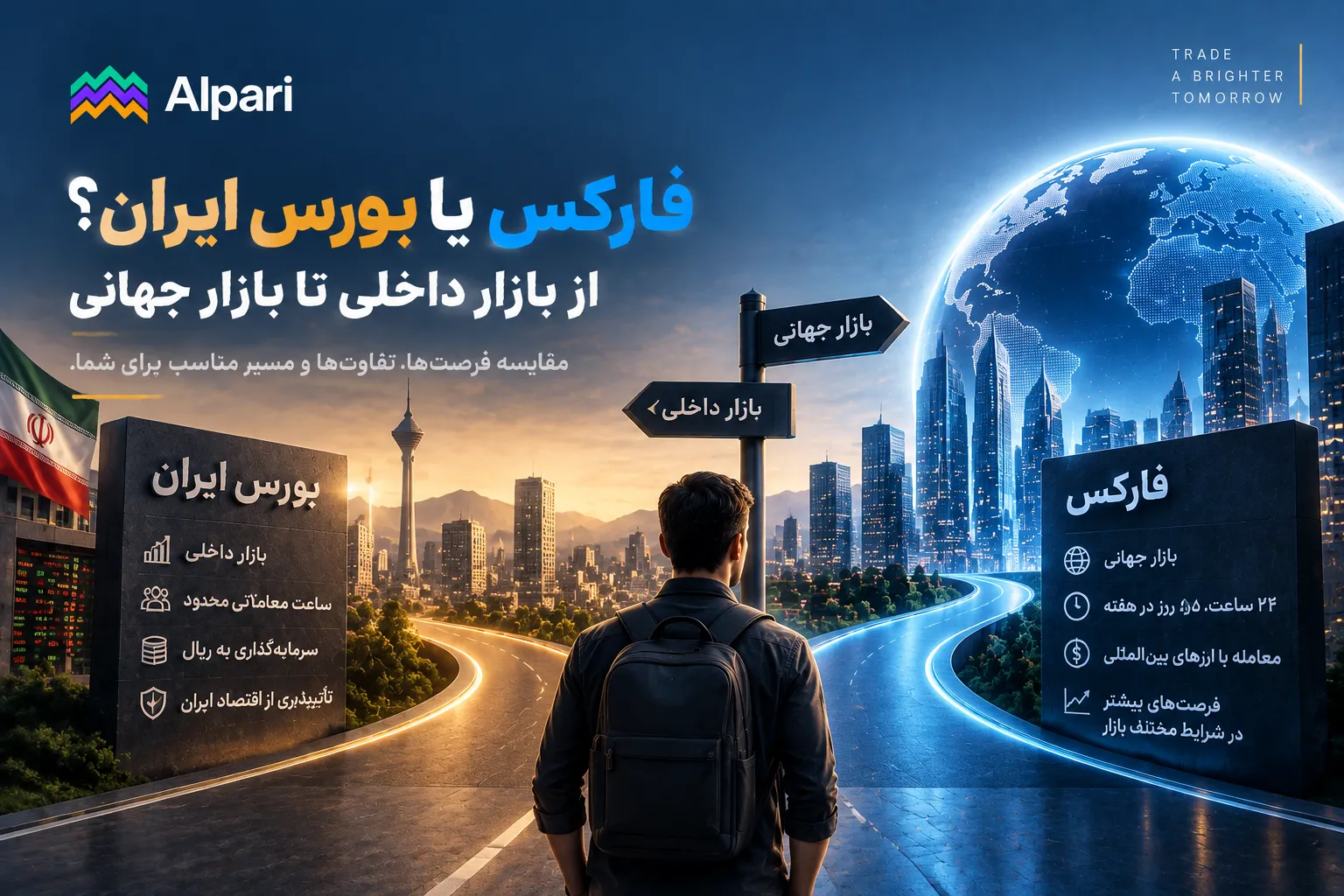 فارکس یا بورس ایران؟ از بازار داخلی تا بازار جهانی